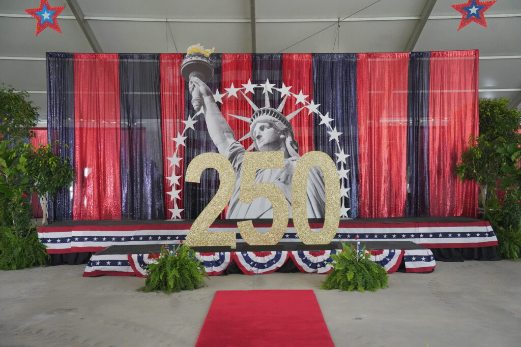 Set decoration at KET's Cheers to 250 Years Summer Celebration 2026