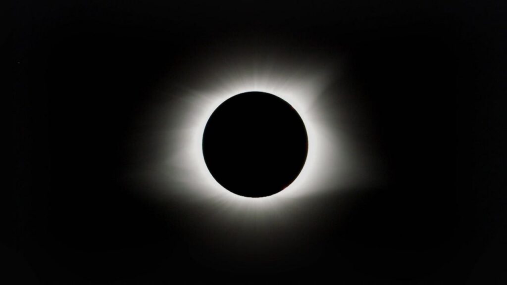 A solar eclipse