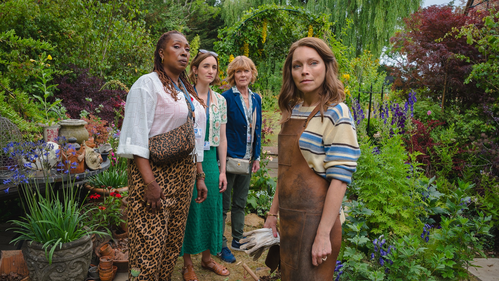 Suzie, Becks, Judith and another woman
