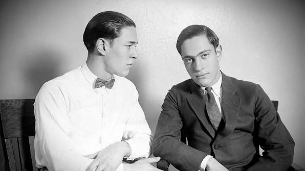 Black and white photo of leopold and loeb