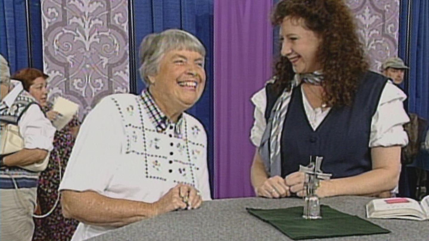 guest and appraiser on first season laugh together