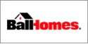 Ball Homes logo with roof over "Ball" and "Homes" in red. 